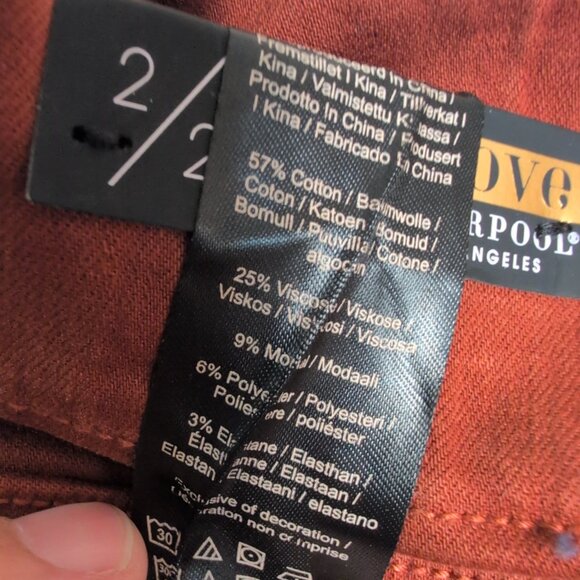 Liverpool Women Skinny Jeans Chloe Size 2 Orange (New with Tags)‎ - Picture 7 of 10